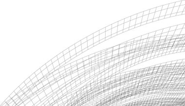 Gelecek perspektifi, soyut mimari duvar kağıdı tasarımı, dijital konsept arkaplan