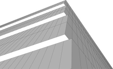 soyut mimari duvar kağıdı gökdelen tasarımı, dijital konsept arkaplan