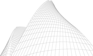 soyut mimari duvar kağıdı gökdelen tasarımı, dijital konsept arkaplan