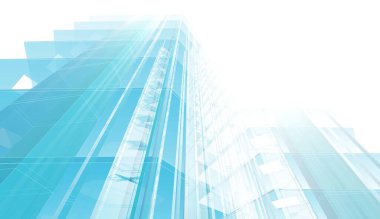 soyut mimari duvar kağıdı gökdelen tasarımı, dijital konsept arkaplan