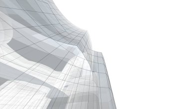 soyut mimari duvar kağıdı gökdelen tasarımı, dijital konsept arkaplan