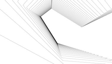  Gelecek perspektifi, soyut mimari duvar kağıdı tasarımı, dijital geometrik konsept arkaplan