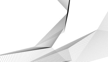  Gelecek perspektifi, soyut mimari duvar kağıdı tasarımı, dijital geometrik konsept arkaplan