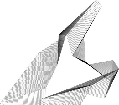  Gelecek perspektifi, soyut mimari duvar kağıdı tasarımı, dijital geometrik konsept arkaplan