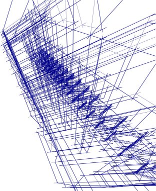 soyut mimari duvar kağıdı gökdelen tasarımı, dijital konsept arkaplan