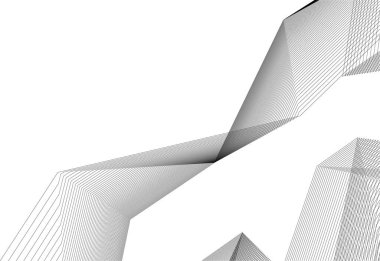 soyut mimari duvar kağıdı gökdelen tasarımı, dijital konsept arkaplan