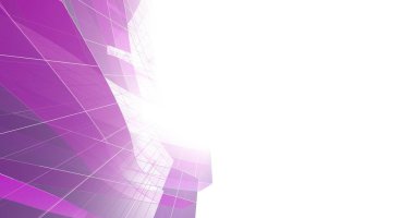 abstract purple architectural wallpaper skyscraper design, digital concept background