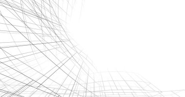 soyut mimari duvar kağıdı gökdelen tasarımı, dijital konsept arkaplan