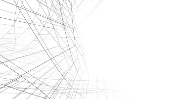 soyut mimari duvar kağıdı gökdelen tasarımı, dijital konsept arkaplan