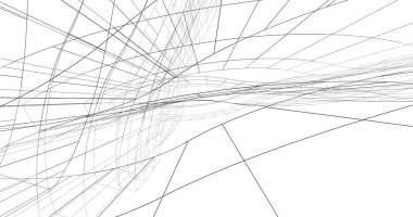 soyut mimari duvar kağıdı gökdelen tasarımı, dijital konsept arkaplan