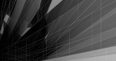 abstract architectural wallpaper high building design, digital concept background