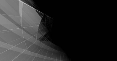 abstract architectural wallpaper high building design, digital concept background