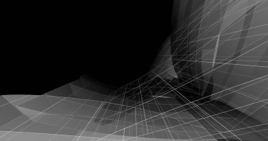 abstract architectural wallpaper high building design, digital concept background