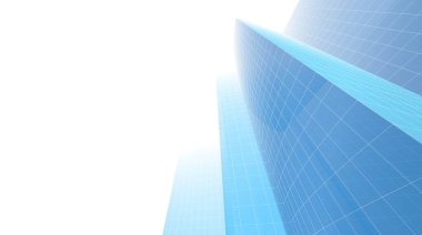 soyut mimari duvar kağıdı gökdelen tasarımı, dijital konsept arkaplan