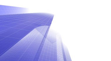 soyut mimari duvar kağıdı gökdelen tasarımı, dijital konsept arkaplan