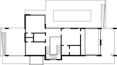 Ev kavramı kroki 3d çizim