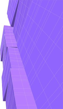 soyut mimari duvar kağıdı gökdelenler tasarım, dijital konsept arkaplan