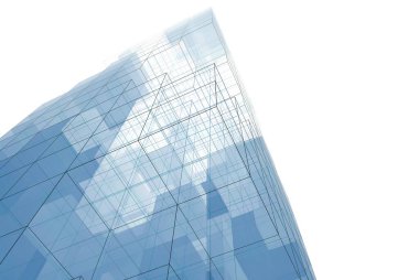 soyut mimari duvar kağıdı gökdelenler tasarım, dijital konsept arkaplan