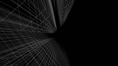 Soyut fütüristik arka plan, bir iş için modern grafik tasarımı, duvar kağıdı gökdelenleri tasarımı, dijital konsept arka plan. soyut mimari duvar kağıdı