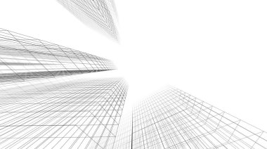 Soyut fütüristik arka plan, bir iş için modern grafik tasarımı, duvar kağıdı gökdelenleri tasarımı, dijital konsept arka plan. soyut mimari duvar kağıdı