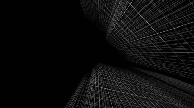 Soyut fütüristik arka plan, bir iş için modern grafik tasarımı, duvar kağıdı gökdelenleri tasarımı, dijital konsept arka plan. soyut mimari duvar kağıdı