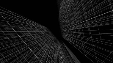Soyut fütüristik arka plan, bir iş için modern grafik tasarımı, duvar kağıdı gökdelenleri tasarımı, dijital konsept arka plan. soyut mimari duvar kağıdı