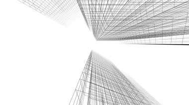 Soyut fütüristik arka plan, bir iş için modern grafik tasarımı, duvar kağıdı gökdelenleri tasarımı, dijital konsept arka plan. soyut mimari duvar kağıdı