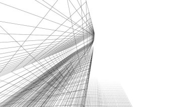 Soyut fütüristik arka plan, bir iş için modern grafik tasarımı, duvar kağıdı gökdelenleri tasarımı, dijital konsept arka plan. soyut mimari duvar kağıdı