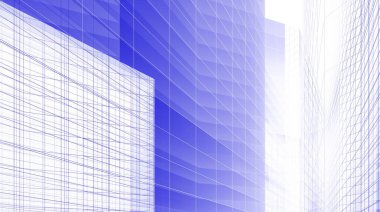 Soyut fütüristik arka plan, bir iş için modern grafik tasarımı, duvar kağıdı gökdelenleri tasarımı, dijital konsept arka plan. soyut mimari duvar kağıdı