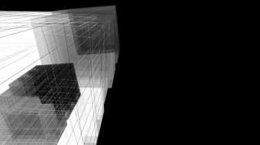 Soyut fütüristik arka plan, bir iş için modern grafik tasarımı, duvar kağıdı gökdelenleri tasarımı, dijital konsept arka plan. soyut mimari duvar kağıdı