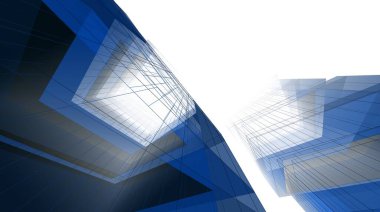 Soyut fütüristik arka plan, bir iş için modern grafik tasarımı, duvar kağıdı gökdelenleri tasarımı, dijital konsept arka plan. soyut mimari duvar kağıdı