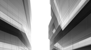 Soyut fütüristik arka plan, bir iş için modern grafik tasarımı, duvar kağıdı gökdelenleri tasarımı, dijital konsept arka plan. soyut mimari duvar kağıdı