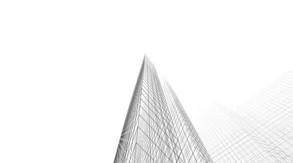 Fondo Futurista Abstracto Diseño Gráfico Moderno Para Negocio Diseño Rascacielos — Foto de Stock