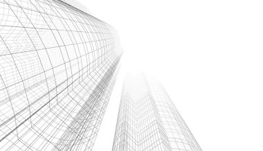 Soyut fütüristik arka plan, bir iş için modern grafik tasarımı, duvar kağıdı gökdelenleri tasarımı, dijital konsept arka plan. soyut mimari duvar kağıdı