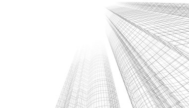 Soyut fütüristik arka plan, bir iş için modern grafik tasarımı, duvar kağıdı gökdelenleri tasarımı, dijital konsept arka plan. soyut mimari duvar kağıdı