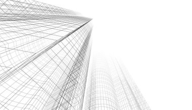 Soyut fütüristik arka plan, bir iş için modern grafik tasarımı, duvar kağıdı gökdelenleri tasarımı, dijital konsept arka plan. soyut mimari duvar kağıdı