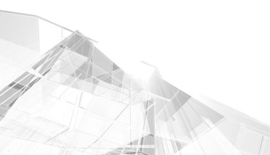 Soyut fütüristik arka plan, bir iş için modern grafik tasarımı, duvar kağıdı gökdelenleri tasarımı, dijital konsept arka plan. soyut mimari duvar kağıdı