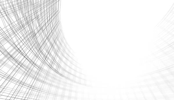 Abstrakt Futuristisk Bakgrunn Moderne Grafisk Design Virksomhet Skyskrapere Tapeter Digital – stockfoto