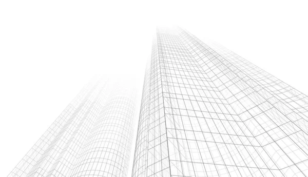 Abstract Futuristic Background Modern Graphic Design Business Wallpaper Skyscrapers Design — Stock Photo, Image