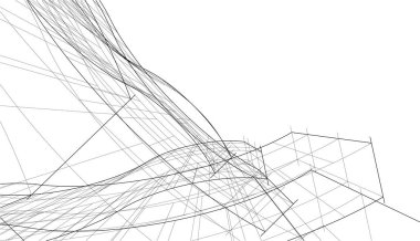 Soyut fütüristik arka plan, bir iş için modern grafik tasarımı, duvar kağıdı gökdelenleri tasarımı, dijital konsept arka plan. soyut mimari duvar kağıdı