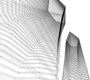 Soyut fütüristik arka plan, bir iş için modern grafik tasarımı, duvar kağıdı gökdelenleri tasarımı, dijital konsept arka plan. soyut mimari duvar kağıdı