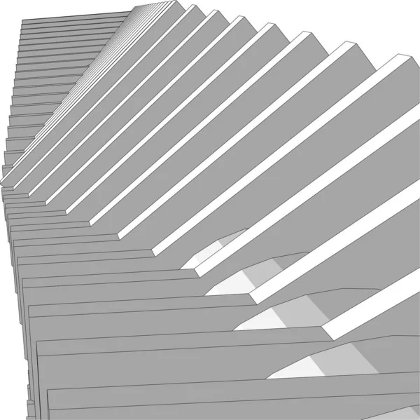 Abstrakt Futuristisk Bakgrunn Moderne Grafisk Design Virksomhet Skyskrapere Tapeter Digital – stockvektor