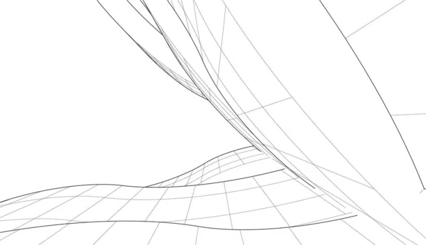 Абстрактный Футуристический Фон Современный Графический Дизайн Бизнеса Дизайн Обоев Небоскребов — стоковый вектор