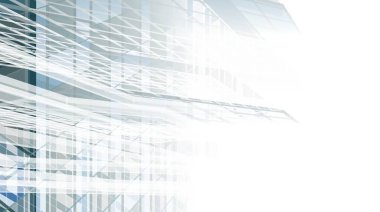 Alışveriş merkezi mimari çizimi 3d illüstrasyon