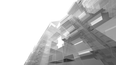 Soyut fütüristik arka plan, bir iş için modern grafik tasarımı, duvar kağıdı gökdelenleri tasarımı, dijital konsept arka plan. soyut mimari duvar kağıdı