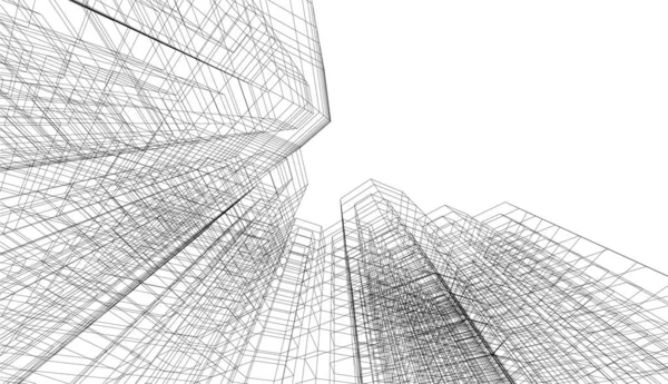 抽象的な未来的背景 ビジネスのための現代的なグラフィックデザイン 壁紙デザイン デジタルコンセプトの背景 抽象建築壁紙 — ストックベクタ