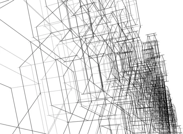 抽象的な未来的背景 ビジネスのための現代的なグラフィックデザイン 壁紙デザイン デジタルコンセプトの背景 抽象建築壁紙 — ストックベクタ