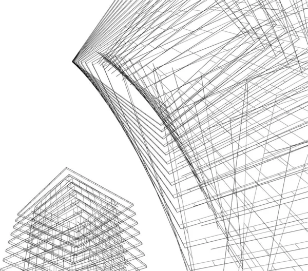 抽象的未来主义背景 现代商业平面设计 壁纸设计 数字概念背景 建筑墙纸摘要 — 图库矢量图片