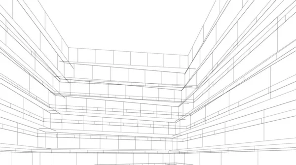 Soyut Fütüristik Arka Plan Bir Için Modern Grafik Tasarımı Duvar — Stok Vektör