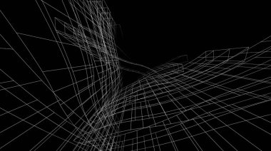 abstract purple architectural wallpaper high building design, digital concept background